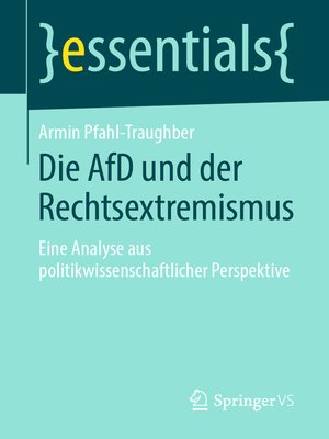 cover image of Die AfD und der Rechtsextremismus